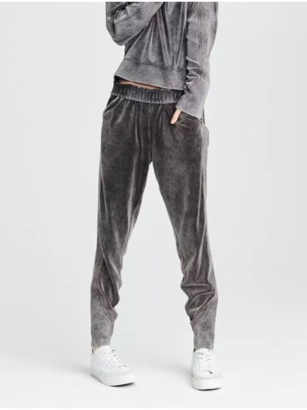 Rag & Bone Washed Velour Velvet Comfy Lounge Pant Joggers Womens Size XXS